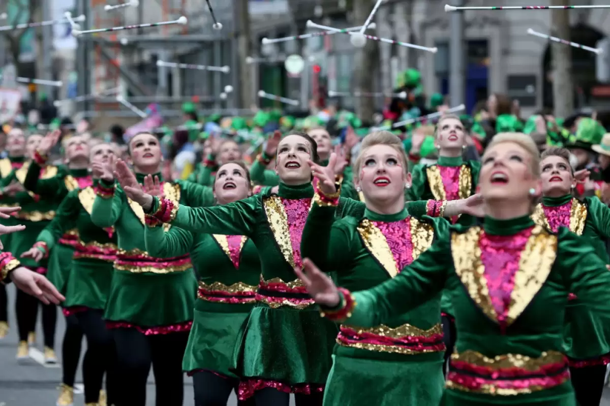 Performers at the St. Patrick’s Day Parade - https://stpatricksfestival.ie/